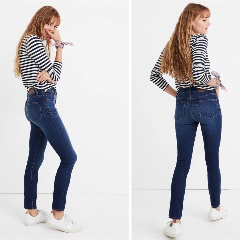 Madewell High Rise Roadtripper Denim Skinny Blue Jeans Pants 24